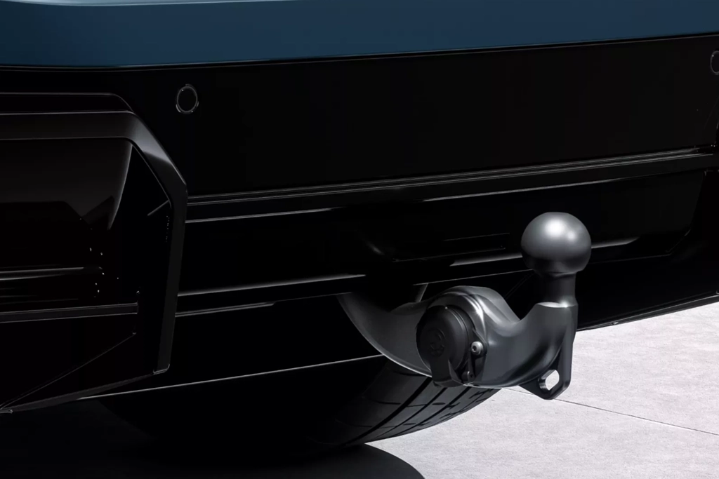 BMW iX vu de l’arrière